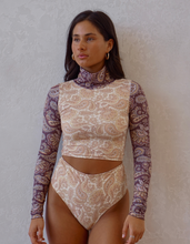 Load image into Gallery viewer, Stevie High Neck Surf Top ~ Paisley