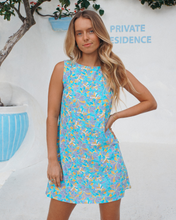 Load image into Gallery viewer, Lennon Shift Dress ~ Santorini