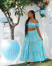Load image into Gallery viewer, Cascade Maxi Skirt ~ Santorini