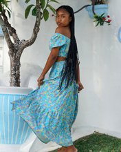 Load image into Gallery viewer, Cascade Maxi Skirt ~ Santorini