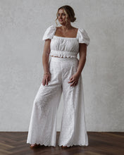 Load image into Gallery viewer, Posy Palazzo Pant ⚘ 100% Cotton Anglaise