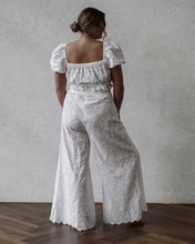 Load image into Gallery viewer, Posy Palazzo Pant ⚘ 100% Cotton Anglaise